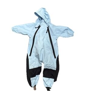 Hapiu Childrens Waterproof One Piece Rain Suit Muddy Buddy 18mo